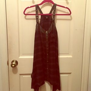 "Can we go back" plaid dress