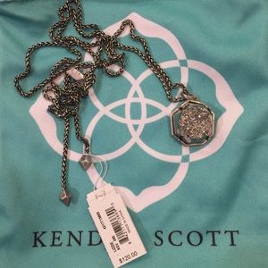 SOLD Kendra Scott Platinum Drusy Lizzie Necklace