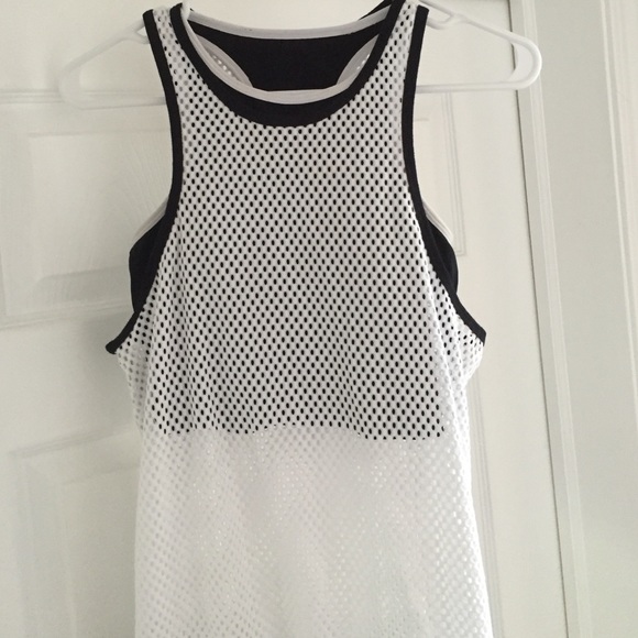 Fabletics sports bra and mesh tank