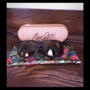 Maui Jim Palms Women's brown Sunglasses