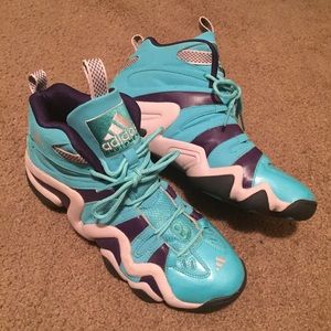 Adidas size 10 1/2 Eggplants crazy 8 sneakers