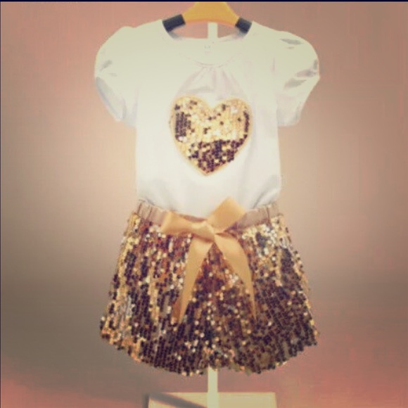 Heart Sequin Set