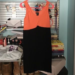 Wet Seal Orange and Black dress