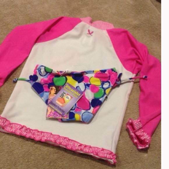 UPF Protection Rash Guard Swim Set - Picture 4 of 4