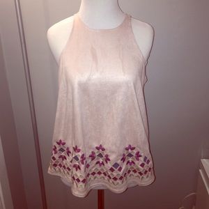 High neck tank shirt