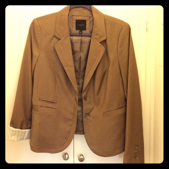 THE LIMITED tan collection blazer