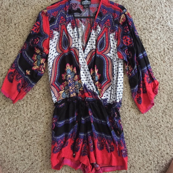 Colorful Charlotte Russe romper