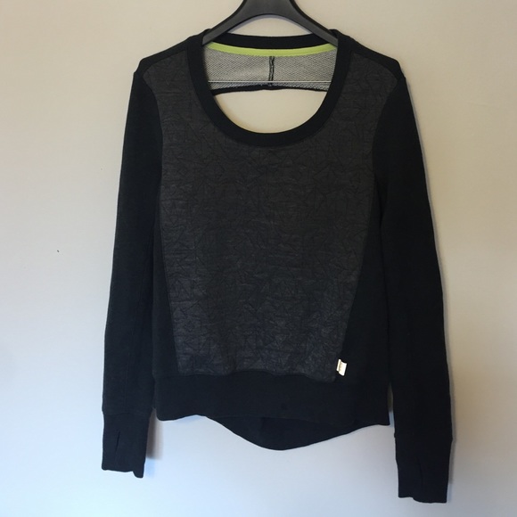 VSX Sport Gray Open Back Sweatshirt