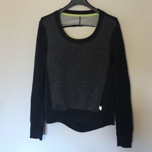 VSX Sport Gray Open Back Sweatshirt