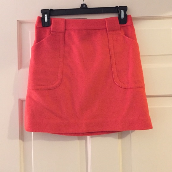 J.Crew orange skirt