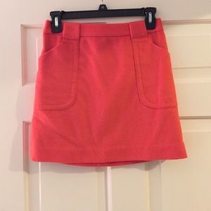 J.Crew orange skirt