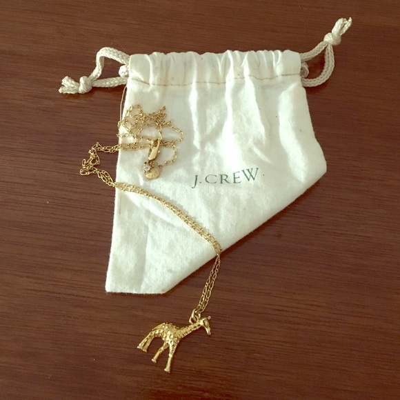 J. Crew Gold Giraffe Necklace