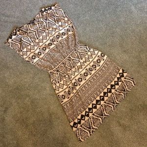 Patterned forever 21 short dress