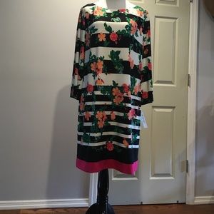 Eliza J Floral print dress, size 18W
