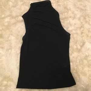 Black French Connection sleeveless blouse.