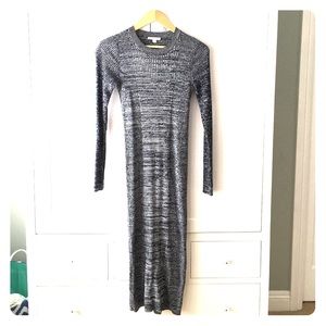 Gap Maternity Heathered Gray ribbed dress- XS