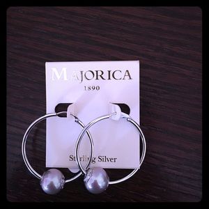 Brand new hoop earrings from Neiman Marcus