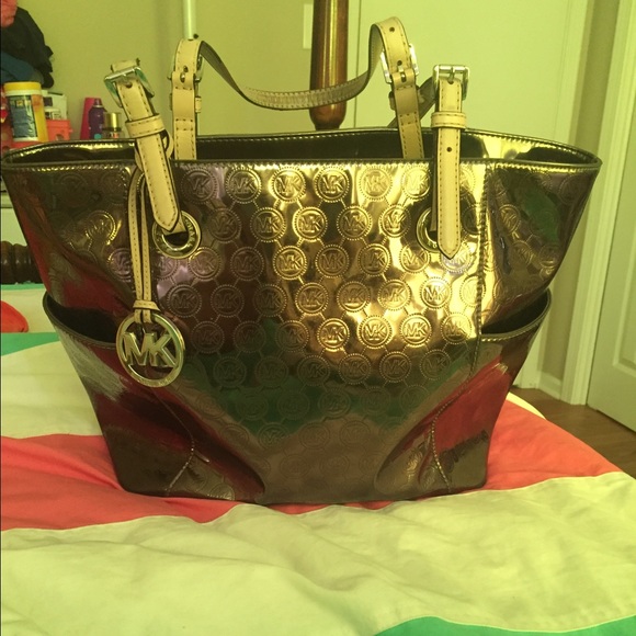 Metallic Michael Kors bag