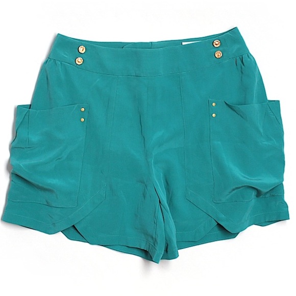 Anthro Silk Shorts