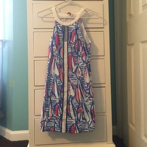 Lilly Pulitzer Red Right Return Shift Dress