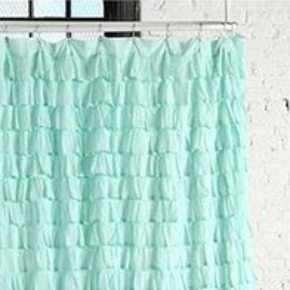 Urban Outfitters Waterfall Ruffled Shower Curtain