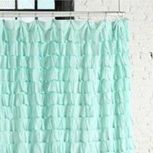 Urban Outfitters Accents Waterfall Ruffled Shower Curtain Poshmark