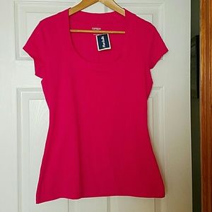 Express sexy stretch pink top