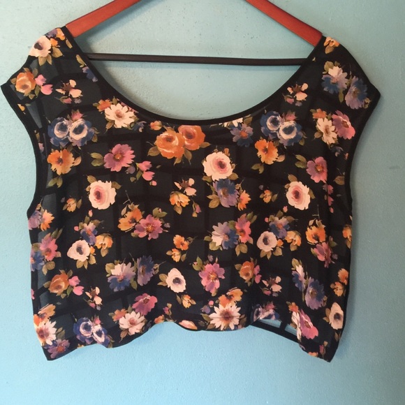 LF flower print Millau chiffon blouse - Picture 1 of 3