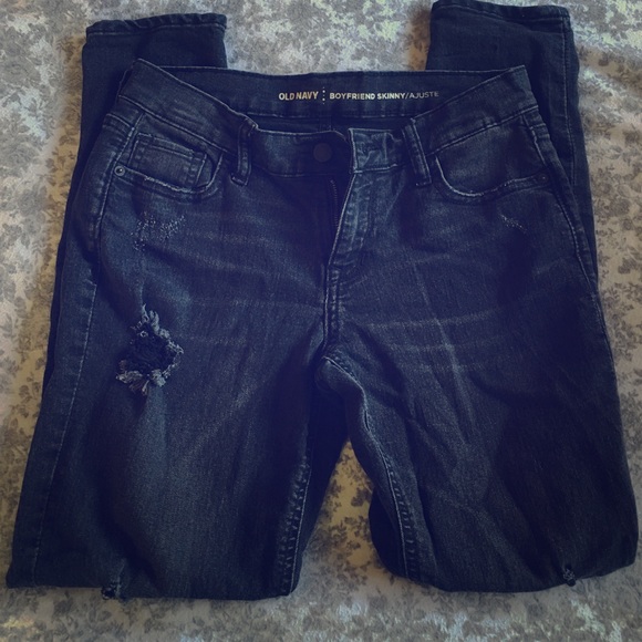 Old Navy Boyfriend Faded Skinny Jeans