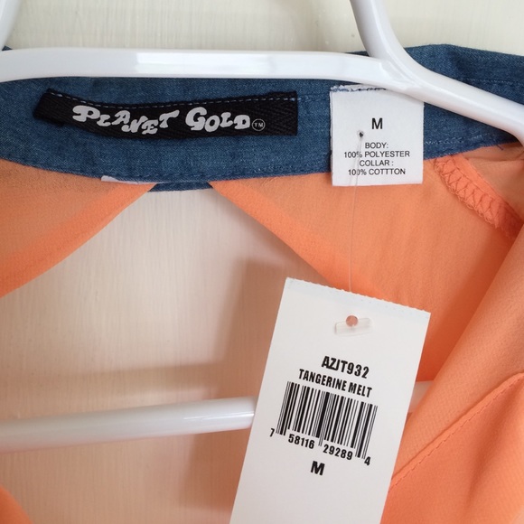 Orange tank top - Picture 3 of 4