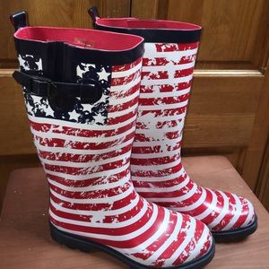 USA American Flag Rain Boots! ☔️