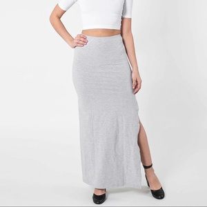 Discontinued American Apparel Maxi Slit Skirt