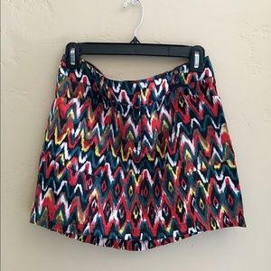multi colored skirt