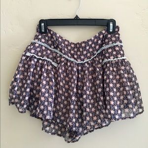 floral skort