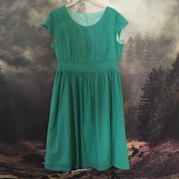 Vintage teal dress