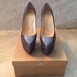Christian Louboutin Daffodile Glitter Pumps 39