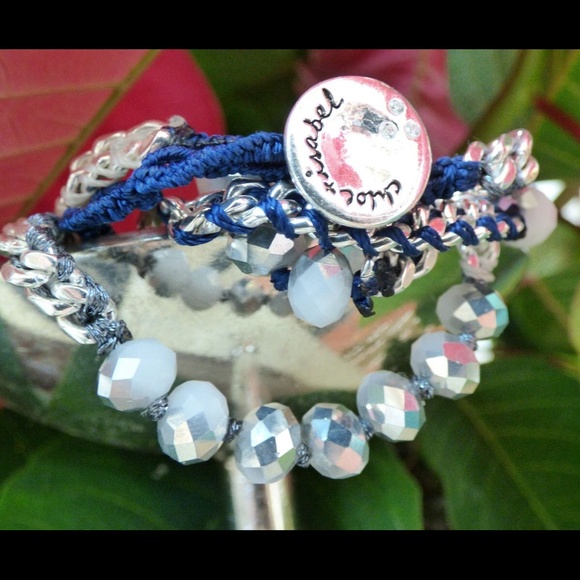 Bead + Ribbon Multi-Wrap Bracelet