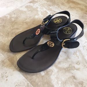 Tory Burch Jamie Thong Black