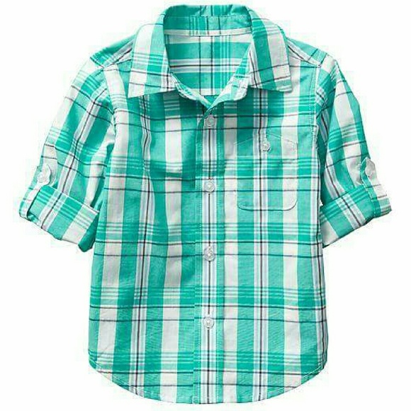 NWT Gapkids folded Blouse Top Boy new 4yrs
