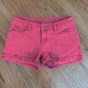 DL1961 Premium Denim Red Stella Shorts