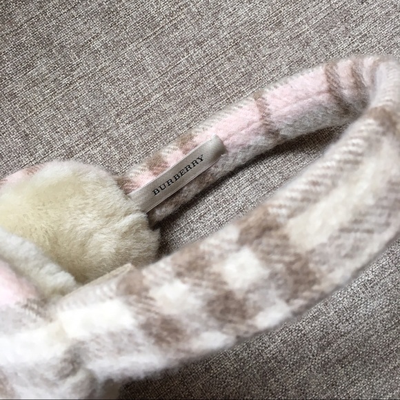 Burberry Cashmere Nova Check Earmuffs
