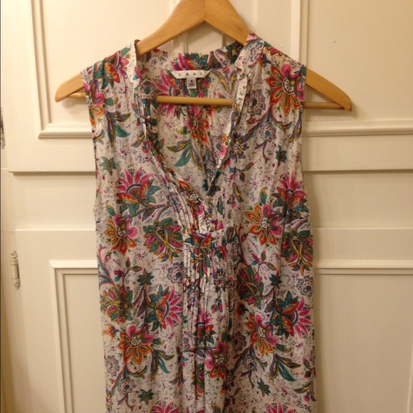 Cabi floral tunic S