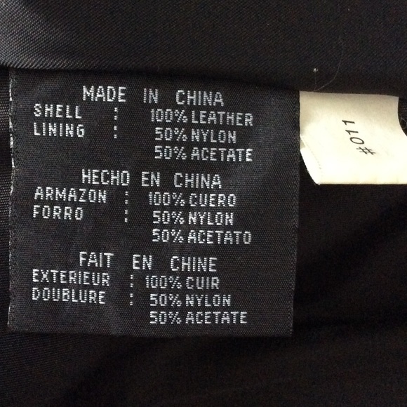 Lg Woman's Real Leather Black Coat - Picture 3 of 4