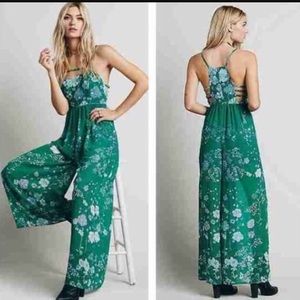 Free People floral jumpsuit