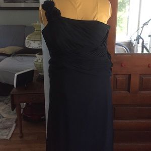 David's bridal size 14 black dress