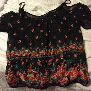 Floral Off the Shoulder Top