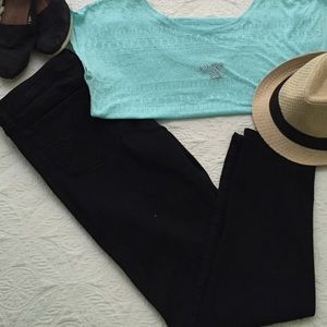 American Eagle Super Stretch Jegging in black