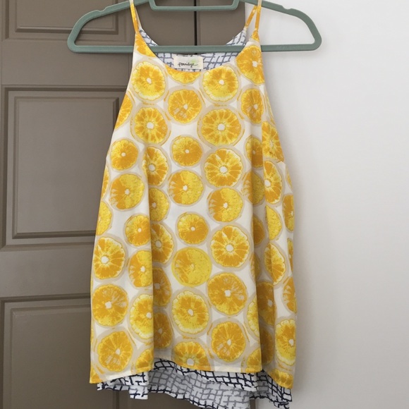 Lemon anthro top
