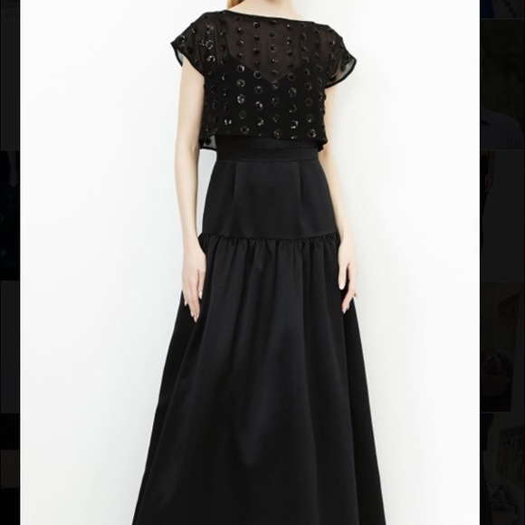 Erin Fetherston Dutchess Silk Floor Length Gown - Picture 1 of 4