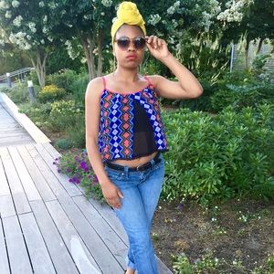 Flowy Crop Top Juniors size Small